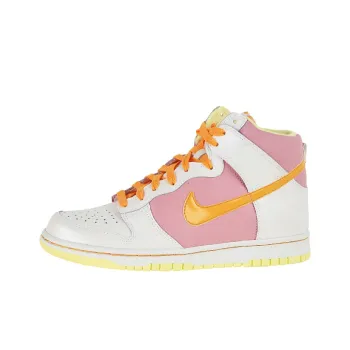 Nike Dunk High High-Top Sneakers Pink/White GS