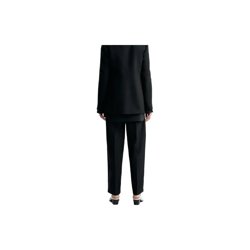 Studio Nicholson X ZARA Studio Nicholson Co-brand Casual Pants Women's Black-4