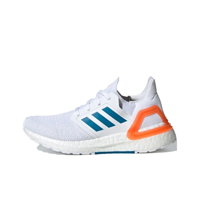 Adidas ULT Primeblue J Cushioning Low-Top Kids' Running Shoes White Orange And Blue Teenagers-0