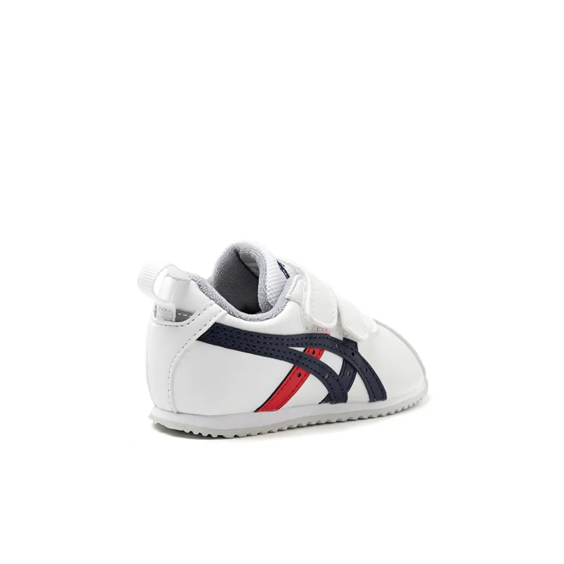 Asics Cotla Slip Resistant Cushioning Abrasion Resistant Low Top Toddler Shoes White Blue Infant And Toddler-3