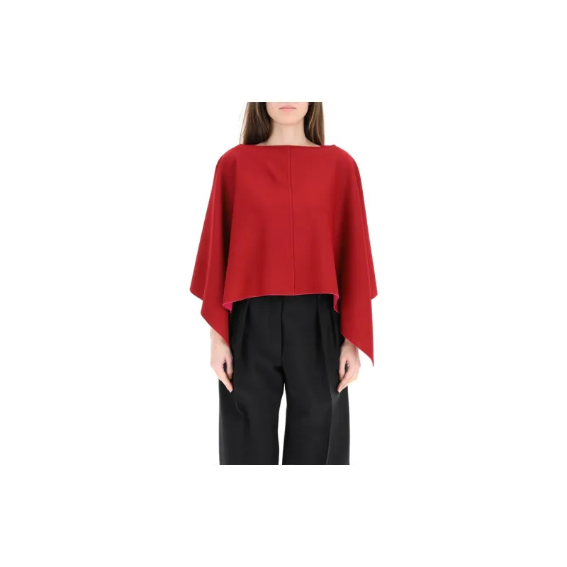 Valentino Asymmetrical Draped Cape-2