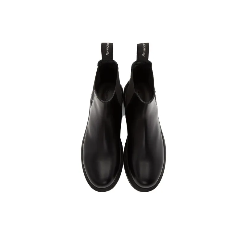 Alexander McQueen Kids Slip-on Leather Boots-3