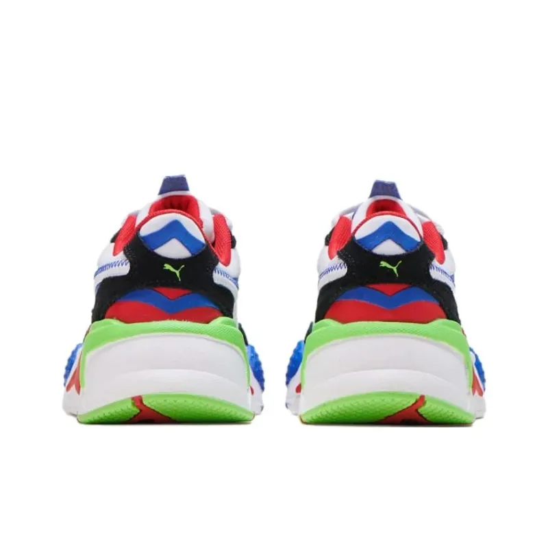 PUMA RS X3 Render Anti Slip Wear Resistant Kids' Running Shoes White Teenagers-1