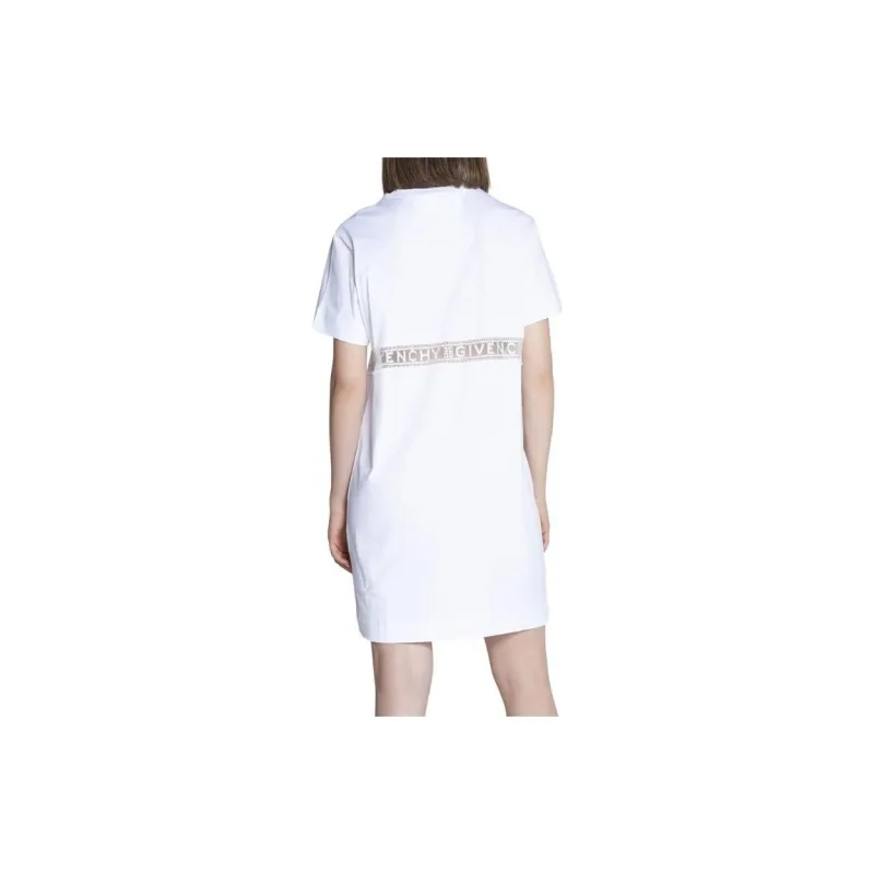 Givenchy Lace Incrustation T Shirt Dress 'White'-2
