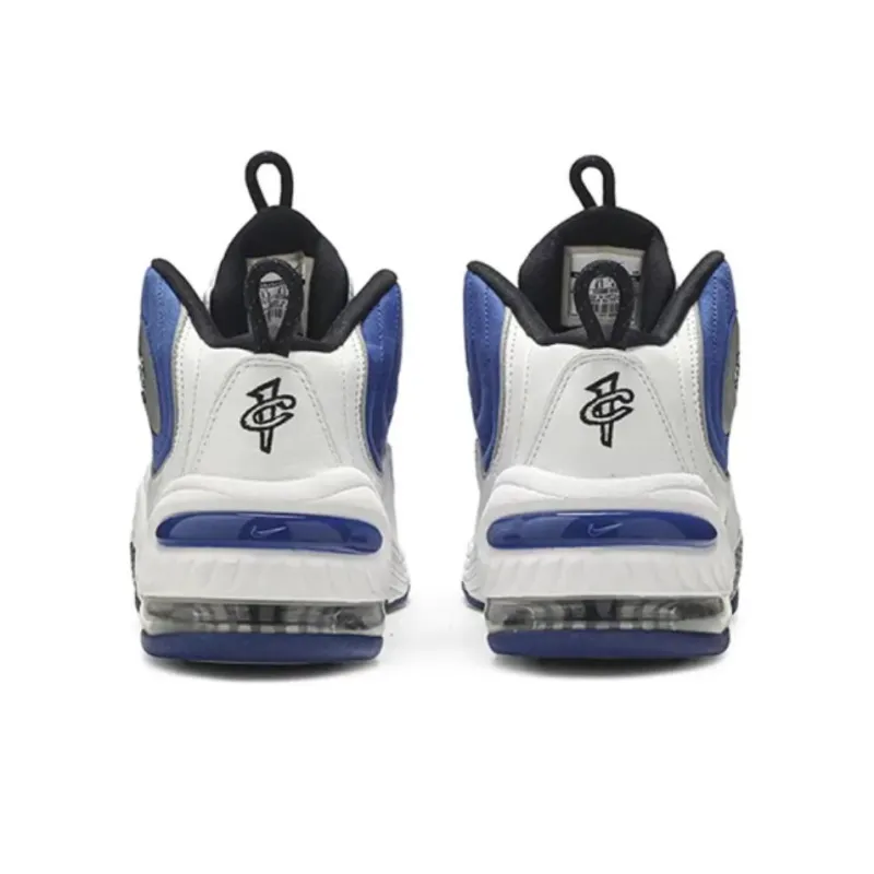 Nike Air Penny II Cushioning Abrasion Resistant Balance Low Top Kids' Running Shoes Blue Teenagers-3