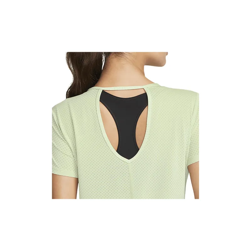 Nike T Shirts Women's Green-3