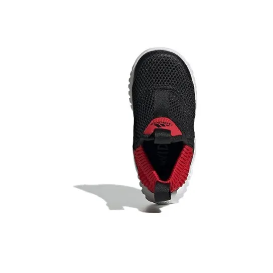 Adidas Rapidazen I Low Top Toddler Shoes Black Red Infant And Toddler-4