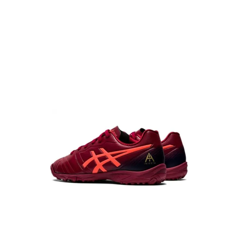 Asics Ultrezza Series AI GS Anti-Slip Wear-Resistant Low-Top Kids' Soccer Shoes Burgundy Kids'-2