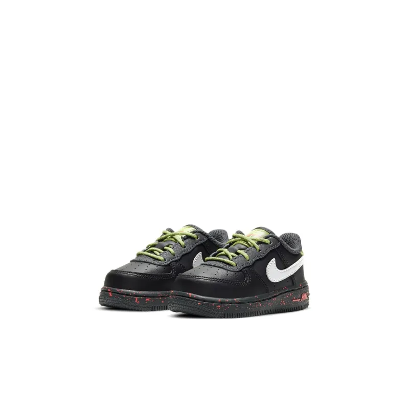 Nike Air Force 1 Low-Top Toddler Shoes Black Green Infant And Toddler-2