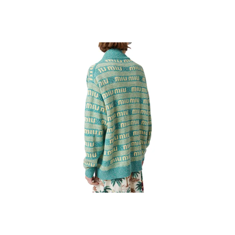 MIU MIU Knitwear Women's Turquoise-2