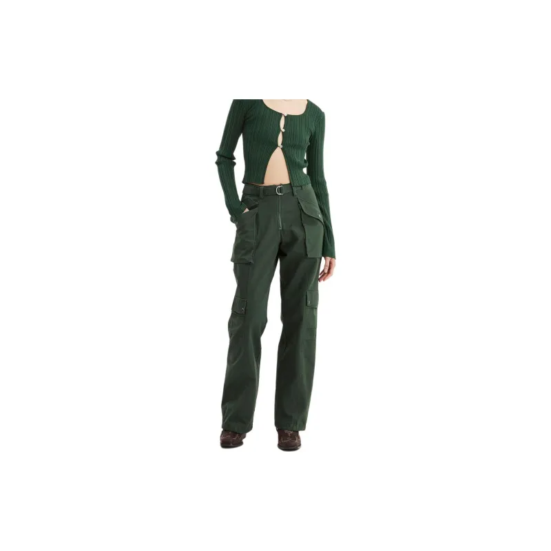 HOLZWEILER Cargo Pants Women's Green-1