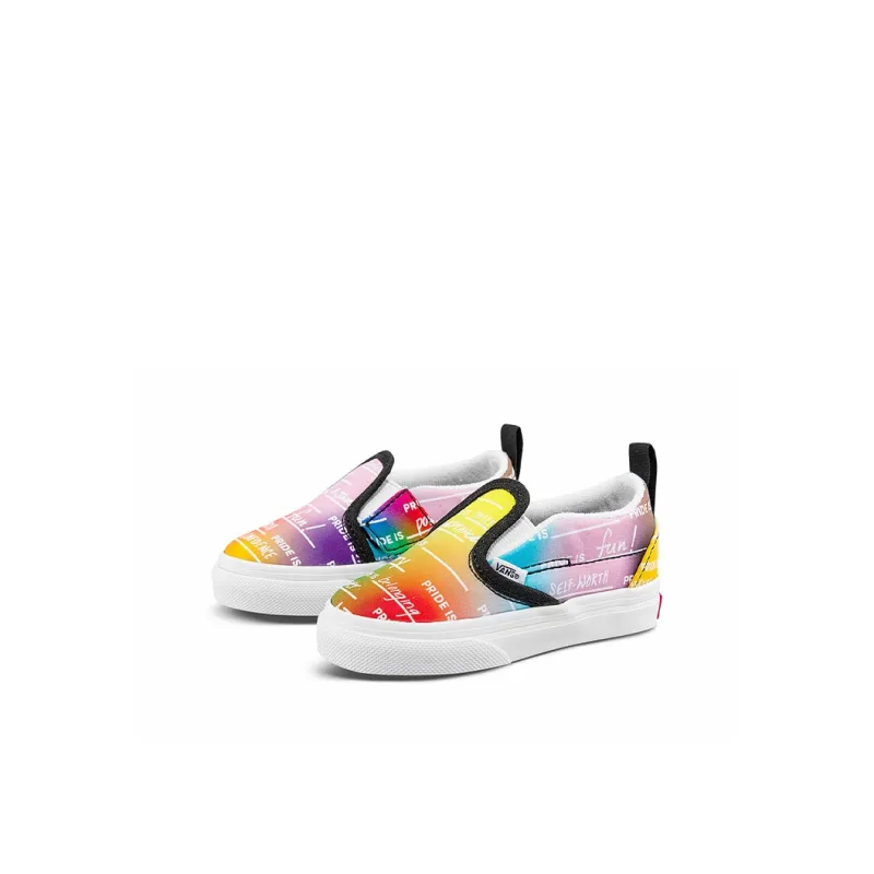 Vans Slip-on Anti-Slip And Wear-Resistant Lightweight Low-Top Toddler Shoes Multicolor Infant And Toddler-1