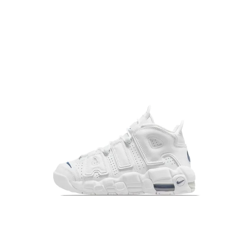 Nike Air More Uptempo White Midnight Navy GS-0