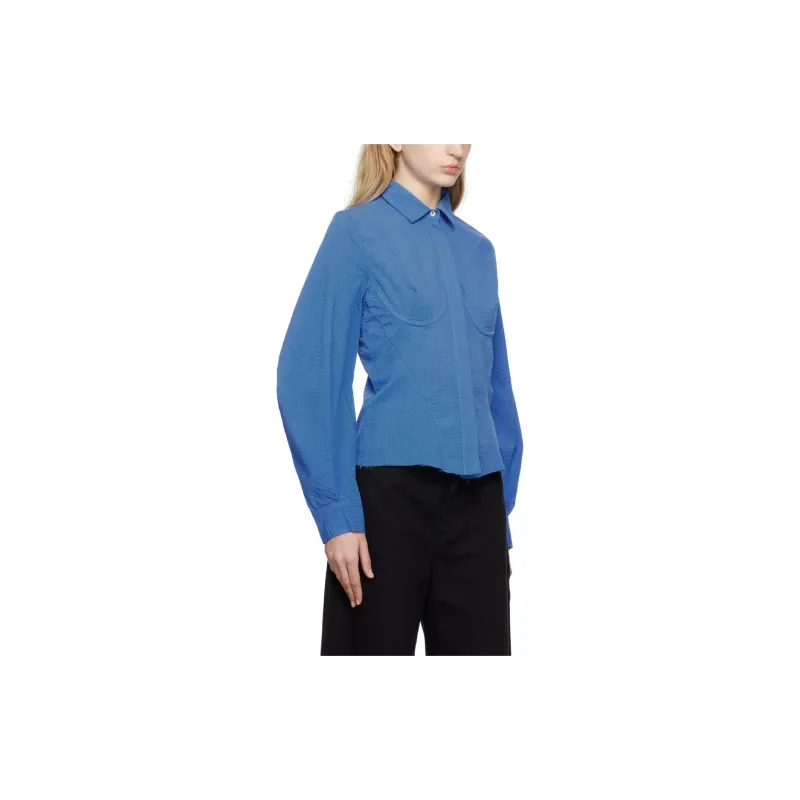 MARQUES ' ALMEIDA Shirt Women's Blue-3