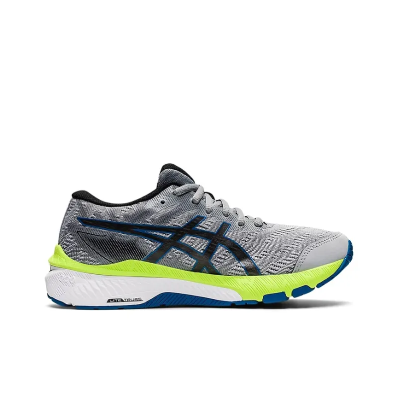 Asics GT 2000 10 Abrasion Resistant Breathable Low Top Kids' Running Shoes Gray Green Teenagers-1