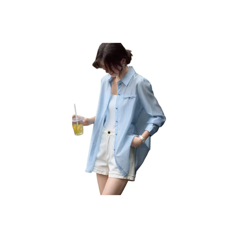 XWI SS24 Shirt Women's Ice Blue-2