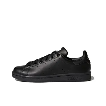 Adidas Originals STAN SMITH Collection J Wear Resistant Low Top Kids' Skateboarding Shoes Black Teenagers