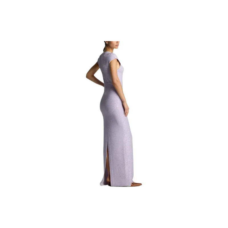 St. John Sequin-embellished Knit Gown-3