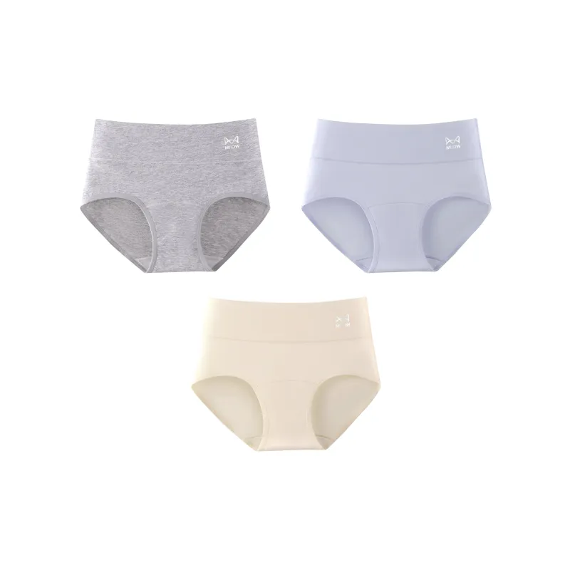 MIIOW Solid Cotton Underpants Women's 3 Pack-1