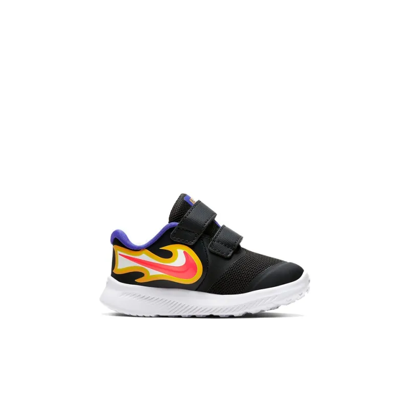 Nike Star Runner 2 Fire Low Top Running Shoes Dark Smoke Gray Infant And Toddler-1