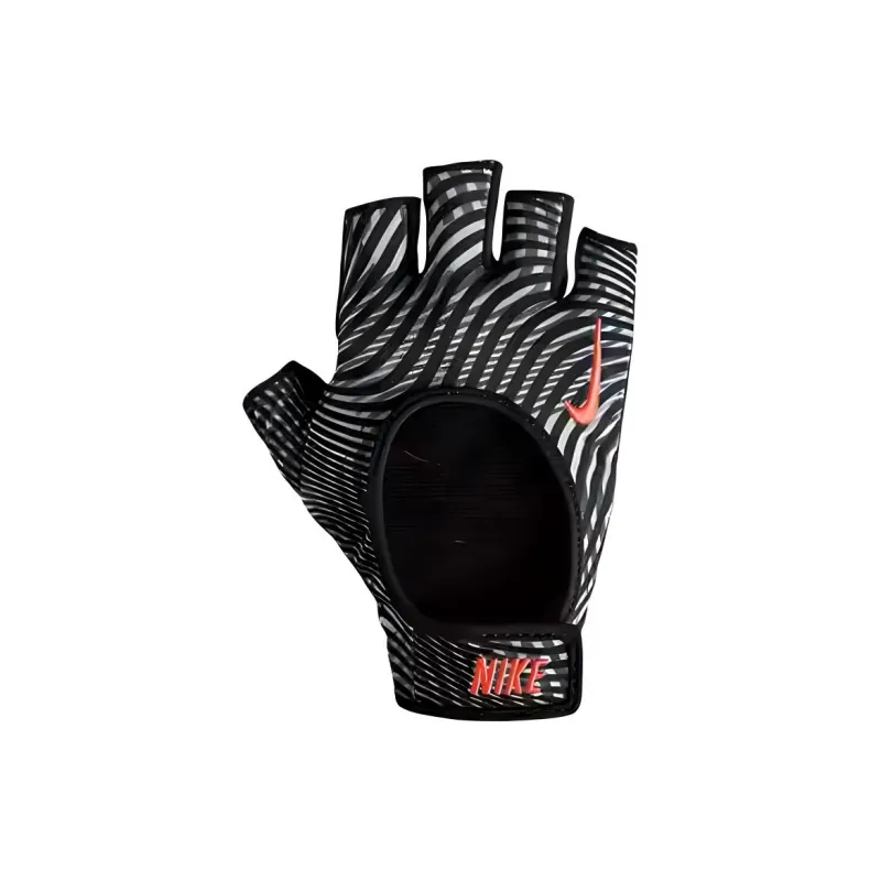 Nike Weightlifting Belts / Gym Gloves Protective Black White Polyester Female-1