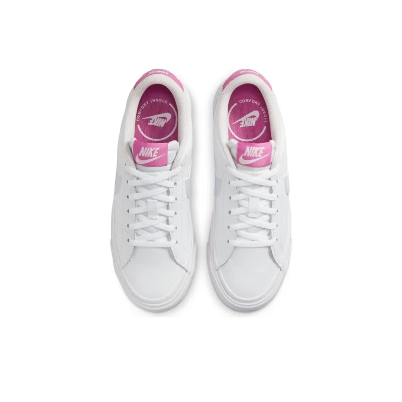 Nike Court Legacy GS 'White Cosmic Fuchsia'-4