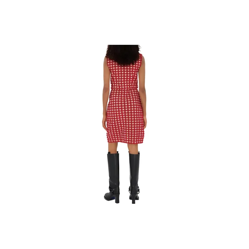 Burberry SS24 Sleeveless Dress Women's Red-3