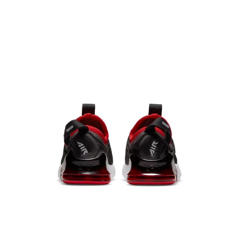 Nike Air Max 270 Extreme Slip Resistant Cushioning Breathable Low Top Toddler Shoes Black Gray Red Infant And Toddler-4