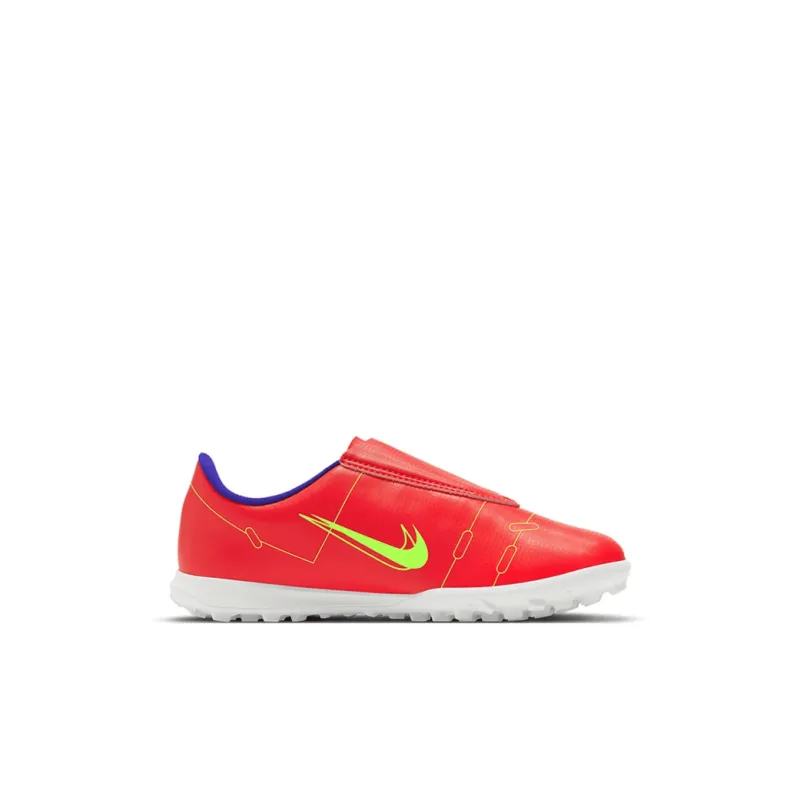 Nike Mercurial Vapor 14 Assassin 14 Club PS V Low-Top Kids' Soccer Shoes Orange Red Children Aged 3-7 Years Old-1