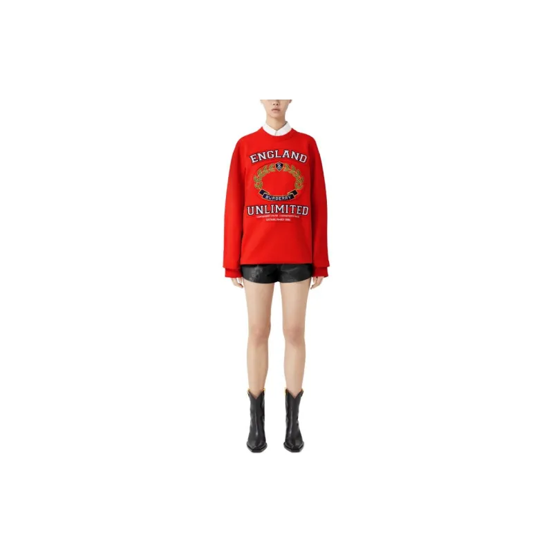 Burberry SS23 Sweatshirt Women's Red-2