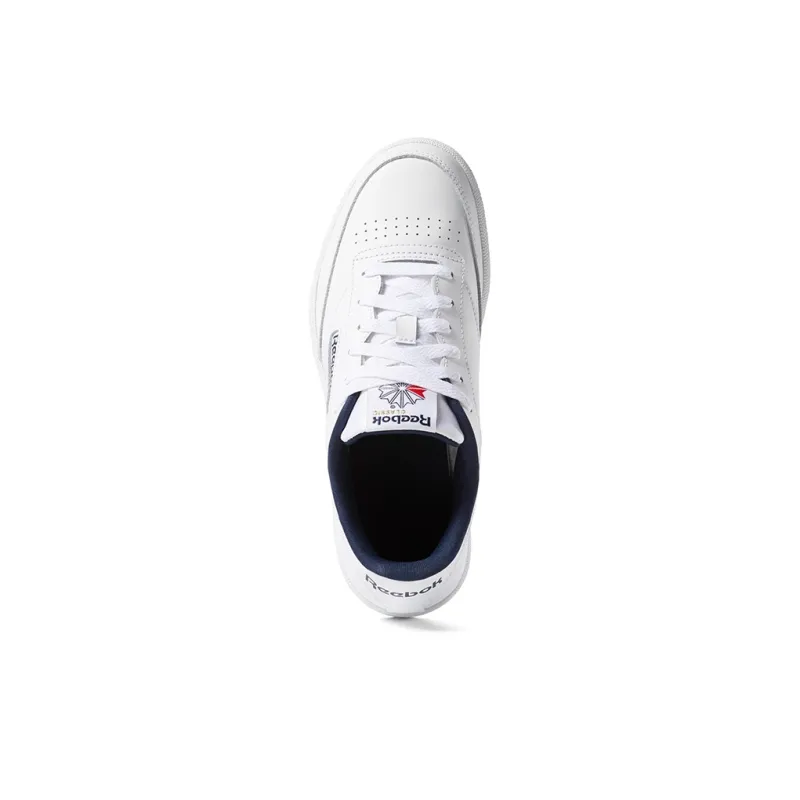 Reebok Club C   Big Kid 'White Navy'-3