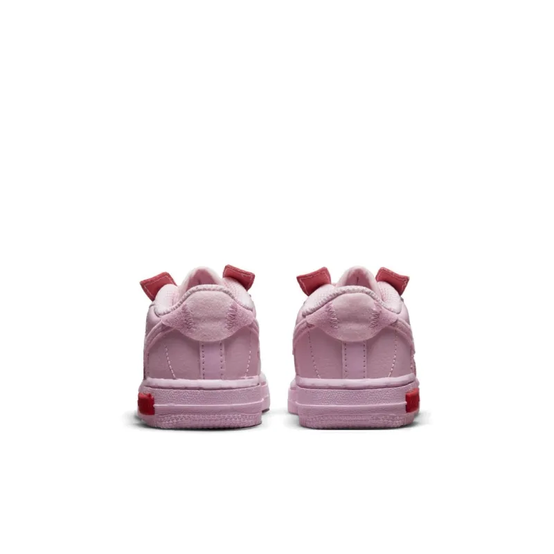 Nike Air Force 1 Fontanka Slip-Resistant Cushioning Abrasion-Resistant Low-Top Skateboard Shoes Pink Infant And Toddler-4