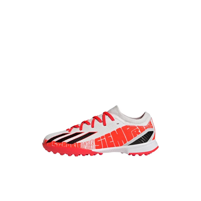 adidas X Speedportal Messi.3 TF J 'White Solar Red'-0