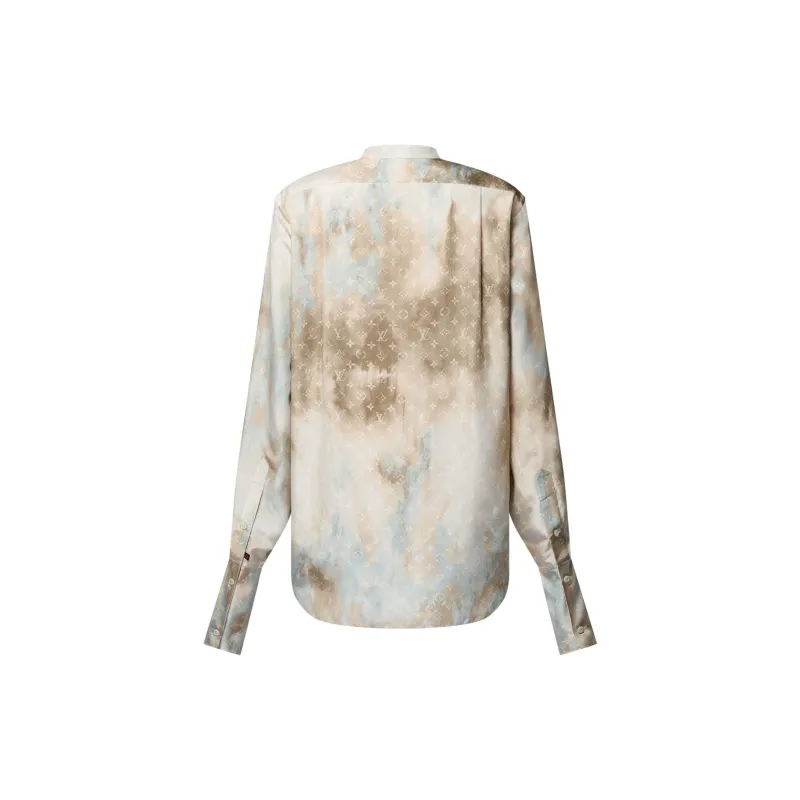 LOUIS VUITTON Collarless Monogram Cloud Shirt-1