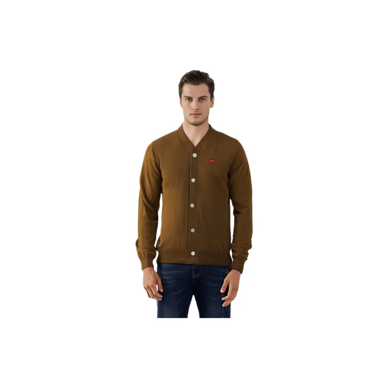 CDG Play Sweaters Men Brown-1