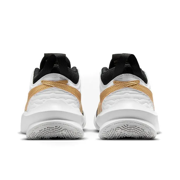Nike Team Hustle D 10 Black Metallic Gold GS-4