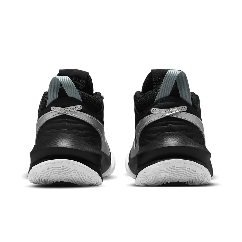 Nike Team Hustle D 10 Black Metallic Silver GS-4