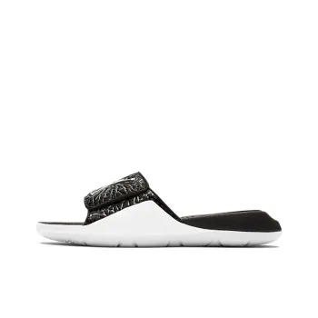 Jordan Hydro 7 V2 Kids' Slippers Black White Teenagers