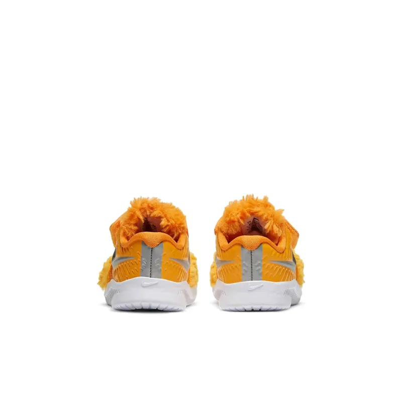 Nike Star Runner 2 Lil Slip-Resistant Cushioning Wear-Resistant Low-Top Toddler Shoes Silver Yellow Infant And Toddler-4