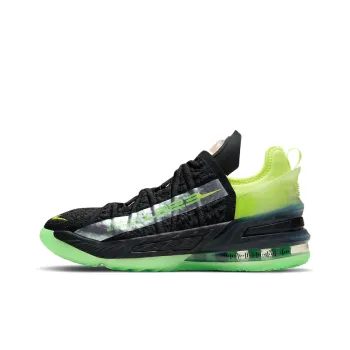 Nike LeBron 18 Black Crimson Volt GS