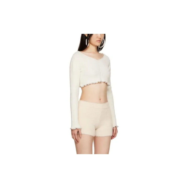 Jacquemus La Maille Santon Cropped Jumper-3