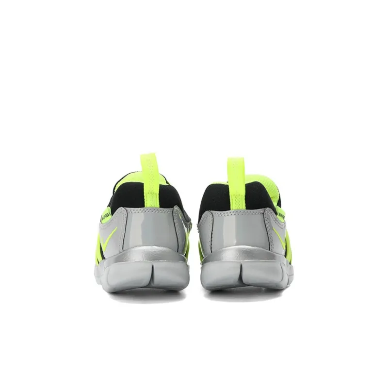 Nike Dynamo Free Y2K Abrasion Resistant Low Top Toddler Shoes Gray Yellow Black Infant And Toddler-2