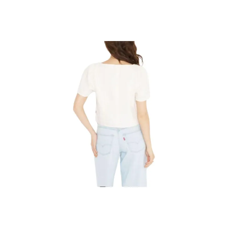 Levis Shirts Women's White-4