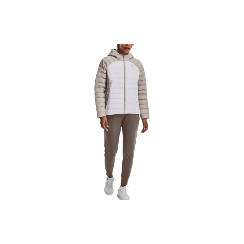 Under Armour Hooded Fitted Moderate Regular Edition Down Jacket Women's Gray-2