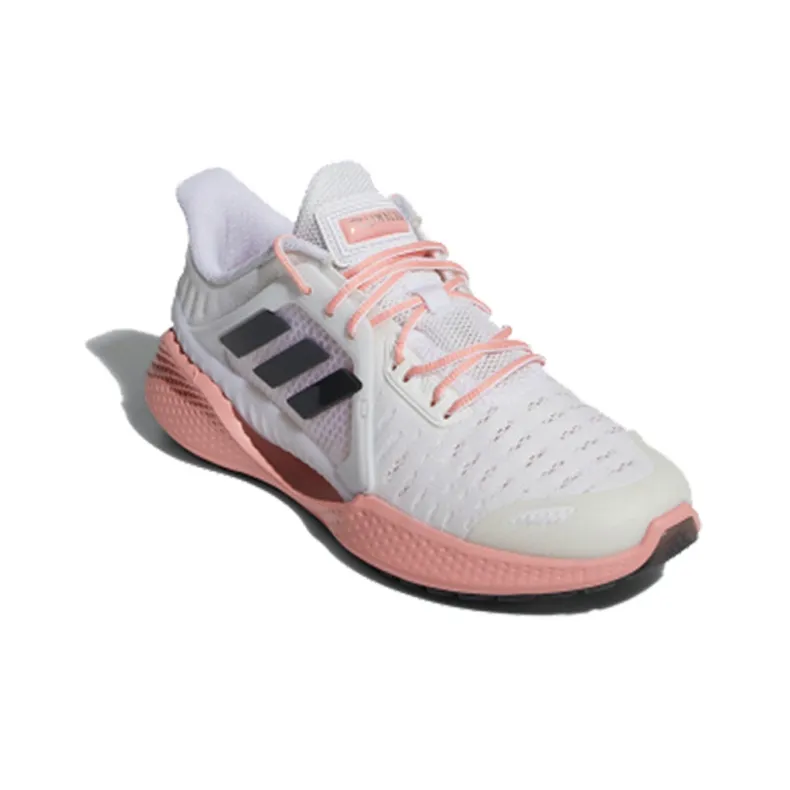 Adidas Climacool 2.0 Low Top Kids' Running Shoes Gray Pink Teenagers-1