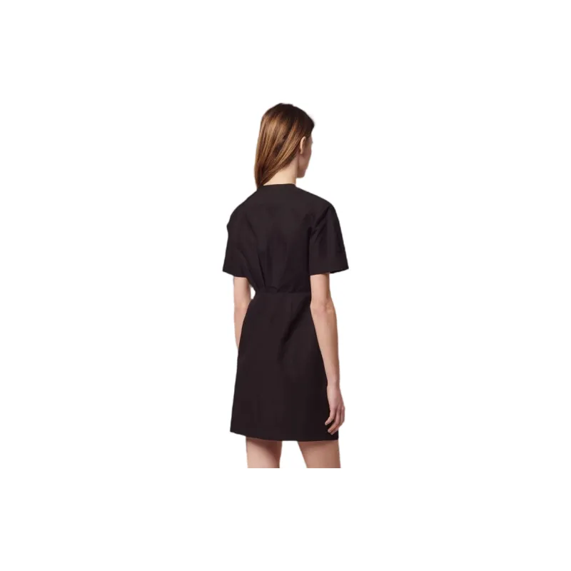 Sandro Short Sleeved Dress Women's Black-1