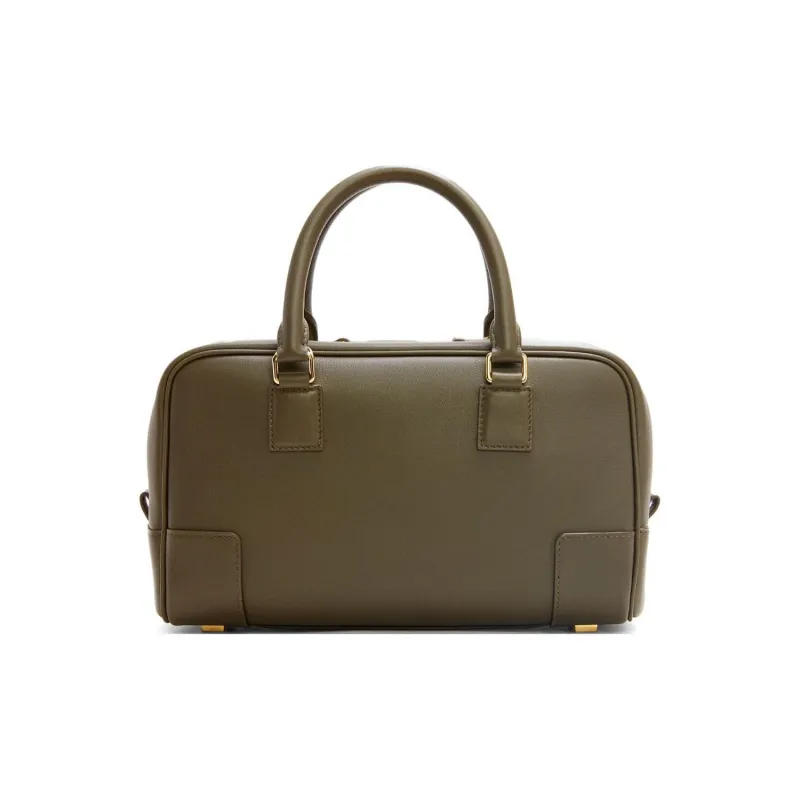 LOEWE Amazona Cow Leather Shoulder Bag, Crossbody Bag, Handbag Regular Women's Dark Khaki Green-3