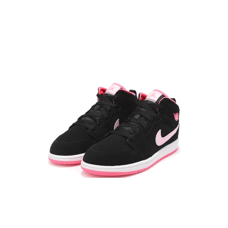 Jordan 1 Mid PS Black Digital Pink-2