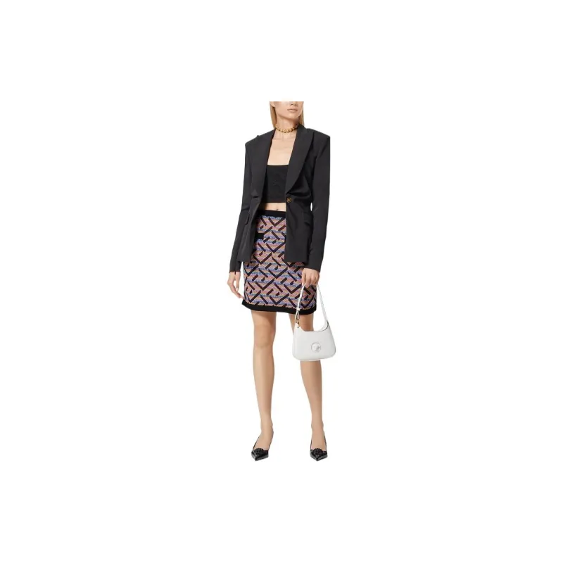 VERSACE FW22 Casual Short Skirts Women's Multicolor-1