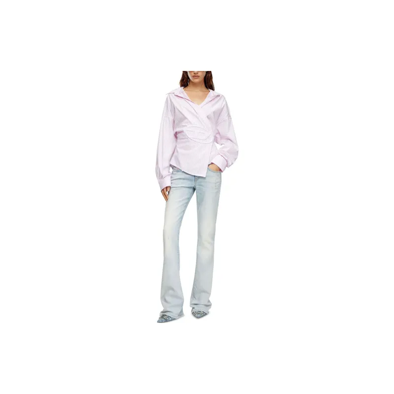DIESEL D-Sizen-N2 Striped Shirt-1